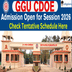GGU CDOE Admission Open for Session 2026; Apply Online @cdoe.ggu.ac.in